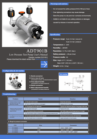 Thumbnail of document Manual - 901B Low Pressure Test Pump